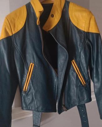 giubbotto pelle taglia M