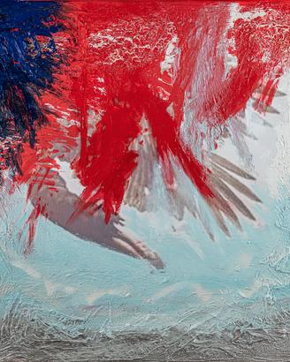 Quadro in acrilico su tela con telaio