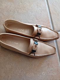 mocassini donna pelle 