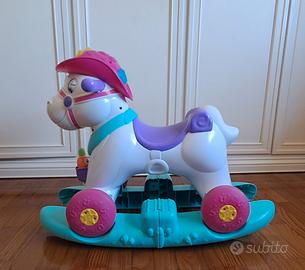 Cavallino dondolo della chicco, con base staccabil
