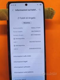 Samsung Z fold 4 512 gb lcd interno rotto 