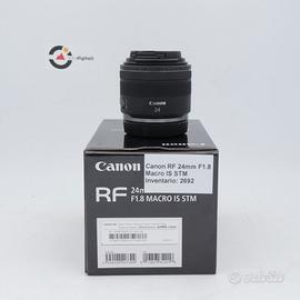 Canon RF 24mm F1.8 Macro IS STM Pari al nuovo