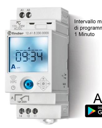 Interruttore orario digitale nfc settimanale