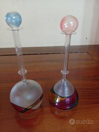 Bottiglie D'arte in vetro italiano(Arlecchino)