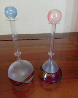 Bottiglie D'arte in vetro italiano(Arlecchino)