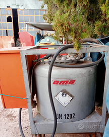 Cisterna gasolio capienza 350 lt