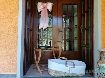 Cesta in vimini neonati