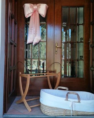 Cesta in vimini neonati