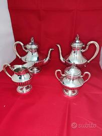 Set in argento 800 caffè e tea