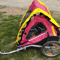 carrellino portabambini rimorchio bicicletta
