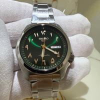 SEIKO 5 ARABIC DIAL GREEN WATCH SRPH49K1