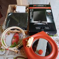 Antenna tv amplificata con accessori