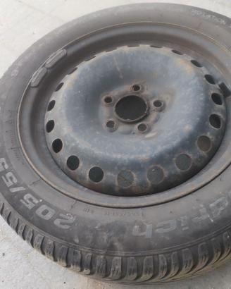 Cerchi in ferro R16 set di 4 Ford Focus usati