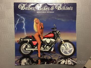 Calendario 1993 babes,bikes & bikinis