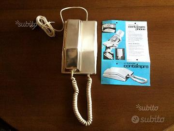 Telefono Contempra anni '70 in argento