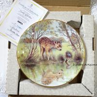 Piatto Cerbiatto Royal Worcester. Con scatola