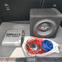 amplificatore e subwoofer auto