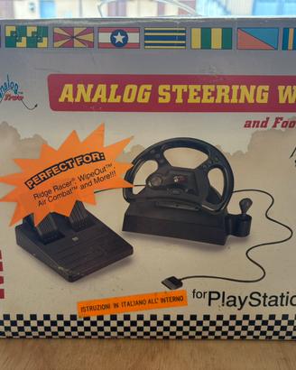 Volante e pedali per playstation