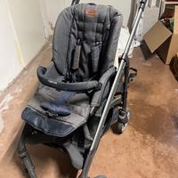 Trio inglesina, lettino, sdraietta e fascia