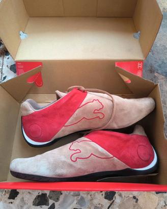 Sneakers Vintage Puma Future Cat Low – Beige/Rosso