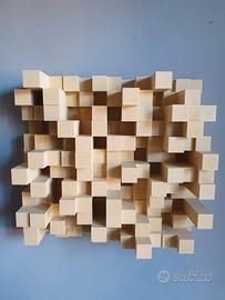 pannello diffusore acustico tipo skyline  3d