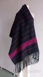 Scialle in Angora tessuta a telaio d'epoca