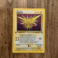 Zapdos Fossil 15/62 Holo Prima Edizione