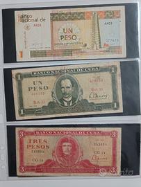 Lotto Banconote Cuba – Pesos Cubani Originali 