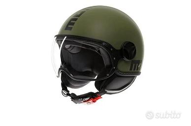 TG S CASCO MOMO DESIGN FGTR CLASSIC VERDE OPACO FR