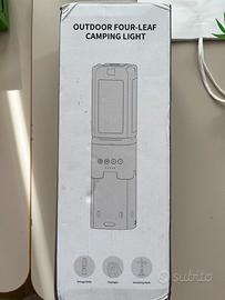 Lampada multifunzione da campeggio