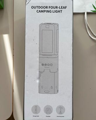 Lampada multifunzione da campeggio