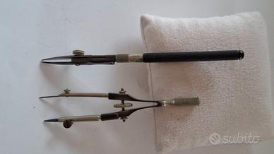 COMPASSO "WILER" E TIRALINEE "RIEFLER" ANNI '50.