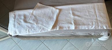 Lenzuolo in lino bianco
