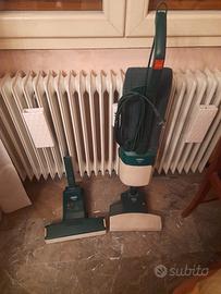folletto vk122 con 3 spazzole, accessori, borsa