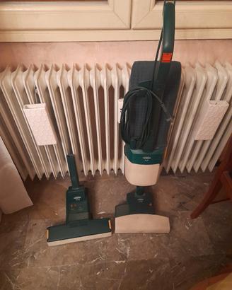 folletto vk122 con 3 spazzole, accessori, borsa