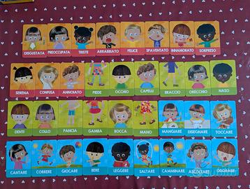 Flashcards Montessori “Emozioni e Azioni” Headu