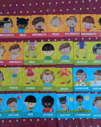 Flashcards Montessori “Emozioni e Azioni” Headu