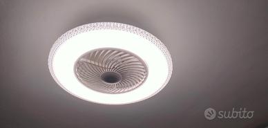 Plafoniera Led con ventilatore