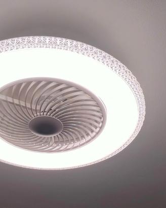 Plafoniera Led con ventilatore