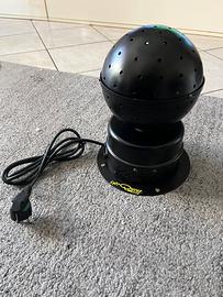 PALLA ROTANTE 360 GRADI EFFETTI LUCE DJ MUSICA