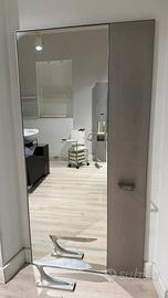 Specchiera postazione completa parrucchiere