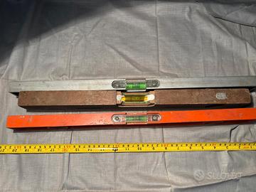 3 livelle a bolla d’aria vintage