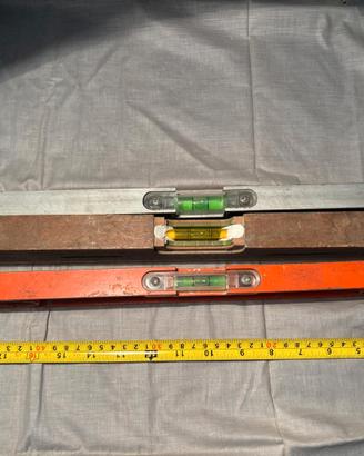 3 livelle a bolla d’aria vintage