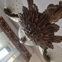 lampadario vintage, art decó