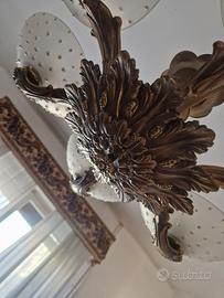 lampadario vintage, art decó