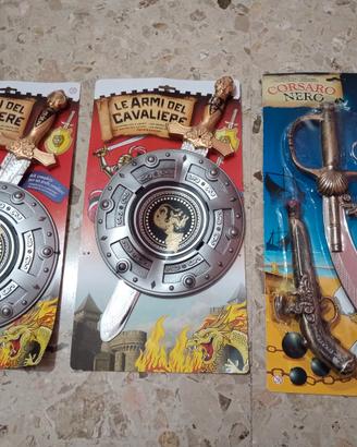 armi/ spade giocattolo 