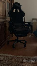 Sedia Gaming Songmics con poggiapiedi – ottime con