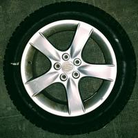 4 Cerchi da 16 Subaru, completi di gomme termiche