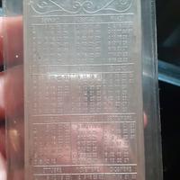 lingotto argento 999 da 100 grammi anno 1992