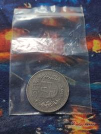 5 franchi svizzero 1985